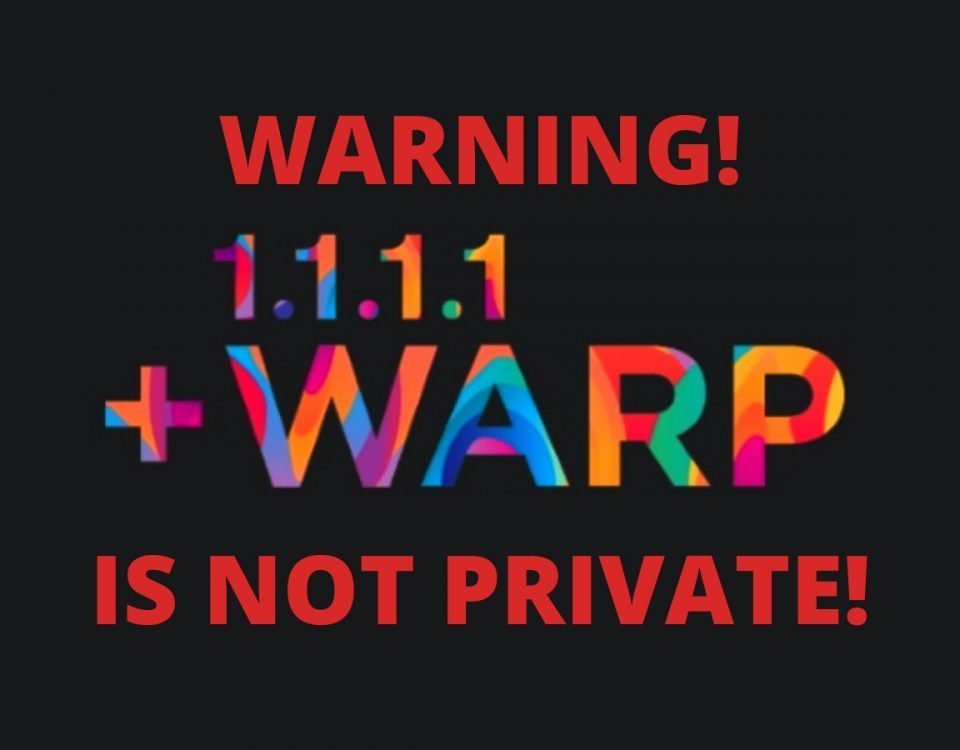Warning - WARP VPN is definitely not a VPN for privacy 2